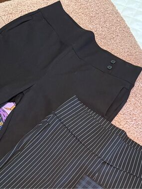 Women’s High-Waist Black Stretch Pants